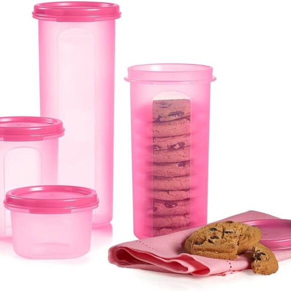 Tupperware Pink Modular Mates Rounds - BNIP! - Picture 1 of 4